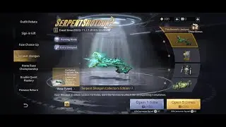 Lifeafter Serpent Shotgun Gacha Event ~ How Much To Get Serpent Shotgun Formula