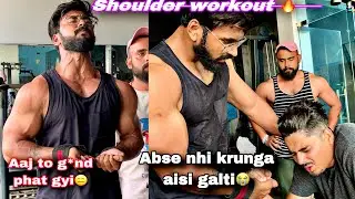 Aaj tak aisa workout nahi hua🥲 || Shoulder workout || Sachin Rajput