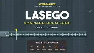 FREE DOWNLOAD Amapiano Drum Loop 100% Royalty Free | Amapiano Drum Sample | 