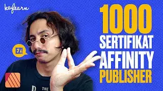 1000 Sertifikat di Affinity Publisher! GAK KALAH JAGO