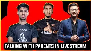 #SCOUT#CARRYMINATI#OWAIS#ROONAK#ON STREAM WITH PARENTS TALK