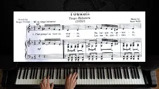 Youkali - Kurt Weill | Piano with Sheet Music