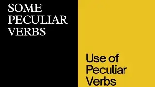 Some Peculiar Verbs and their Use (shall, will, would can, could)