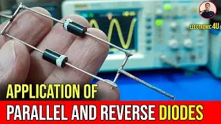 Why are parallel and reverse diodes necessary in the circuit?
