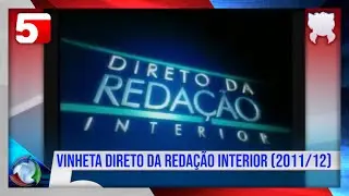 Direto da Redação Interior - Vinheta de Abertura | Record Interior SP (2011/2012)