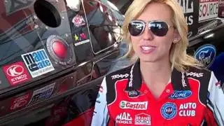 Getting to Know Courtney Force @ 2012 Arizona Nationals