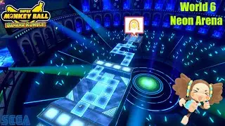 Super Monkey Ball: Banana Rumble [World 6 Neon Arena]