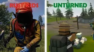 Making 2 Rust kids Enjoy Unturned.