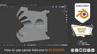 HOW TO USE CARVER ADDON IN BLENDER 