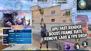 FIX CODM LAGS & FPS DROP UNLOCK 60-90 FPS PERFORMANCE USING CONFIG FILE SMOOTH 2GB-3GB-4GB RAM 
