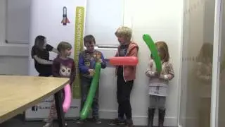 Launching Rocket Balloons!