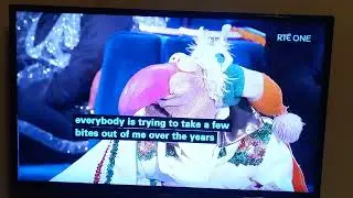 Dustin the Turkey making an appearance at the Eurovision semi final 2023