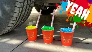 CRUSHING SOFT & CRUNCHY THINGS BY CAR | SO RELAXING