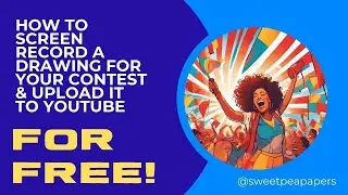 Record a Computer Screen Giveaway, Organize your Drawing, and Publish it to YouTube all for FREE!