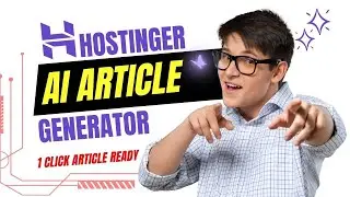 How to use Hostinger AI Assistant | Hostinger Ai Tutorial 2024 | Hostinger Web Development