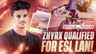 ZHYRX QUALIFIED FOR ESL LAN 🇮🇳 | ESL FRAGS 🔥 | #BGMI
