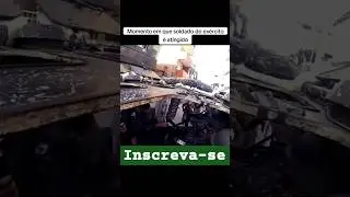 Exército Brasileiro soldado atingido no colete #exercitobrasileiro exercito