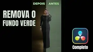 Como remover fundo verde no DaVinci Resolve | Chroma Key