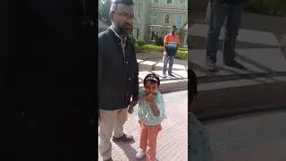 Ayra with her father