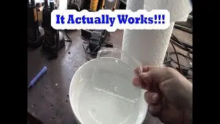 Remove Yellowing On Clear Plastic Watt Meter Lens Cover Using Hydrogen Peroxide CB HAM SWR