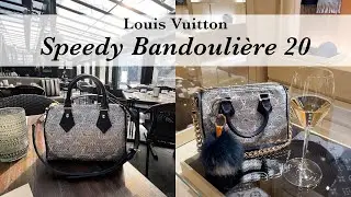 Louis Vuitton Speedy Bandoulière 20 | Monoglam Shawl | Bandeau | Unboxing and Overview