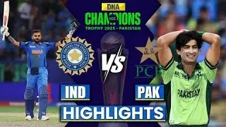 IND VS PAK | CHAMPIONS TROPHY 2025 | GROUP MATCH HIGHLIGHTS 