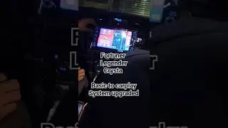 toyota Fortuner Legender Crysta innova Basic to carplay System upgraded toyota original stereo music