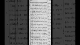 A Fine Son | August 26, 1920 #reallyoldnews #history #womenshistory #womensrights