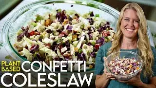 Plant-Based Confetti Coleslaw 🎉 Celebrate Your Salad!