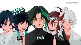 xiao and the boyzz #anemo #genshinimpact
