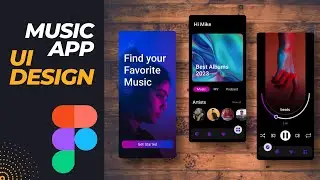#10 MUSIC APP Figma Design