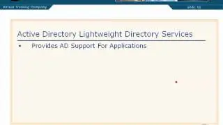 06 02. AD Lightweight Directory Services