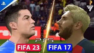 FIFA 23 vs FIFA 17 - Gameplay #PS5