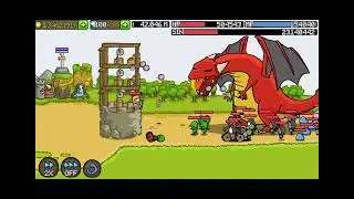 grow castle ep 8 - I finally defeated sin dragon with 1 hero and castle over 1 million hp combined