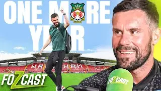 I SIGN FOR WREXHAM FOR ANOTHER YEAR...
