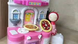 🧁🍭🍬🍩🍪🥧Лепим пирожные из плей до и украшаем бисером  ✨Еда для кукол ! мелкая моторика