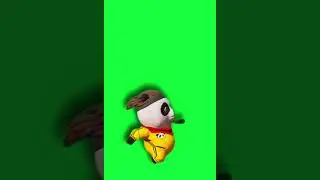 Running panda #greenscreen