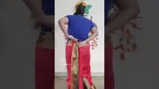 Get ready with me this Ganesh Chaurthi.Drape Nauvari/Dhoti style saree #ytshorts #shorts #ashortaday