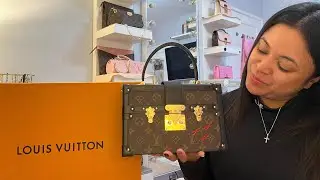 What can I fit in my Louis Vuitton Petite Malle V Monogram??? 🤔🤔🤔