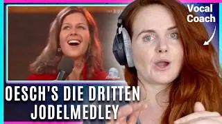 Wild Yodeling! Oesch's Die Dritten - Jodelmedley | Vocal Coach Analysis & Reaction