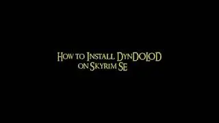 Installing DynDOLOD on Skyrim SE 2018