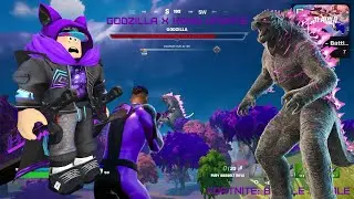 HUNTING GODZILLA IN FORTNITE... 🦖 (Fortnite BR: Godzilla X Kong Update)