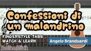 Angelo Branduardi-Confessioni di un malandrino Easy Fingerstyle Guitar Tutorial Tabs