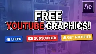 FREE Like, Subscribe and Get Notified Animation!