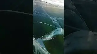 Долгожданный лёд Байкала, за пару дней раздуло #байкал #ледбайкала