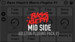 Mid Side Splitter & MS Compressor | Ableton macro plugin