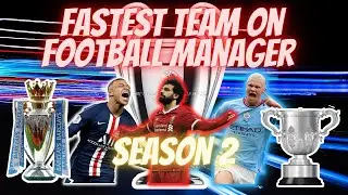 THE FASTEST TEAM ON FOOTBALL MANAGER 2023 - FM23 FASTEST PLAYERS - FASTEST TEAM ON FM23 - SEASON 2