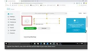 How to easily upload your profile picture in Cisco WebEx