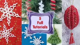 Start early! 5 Festive Decoration Tutorials in One