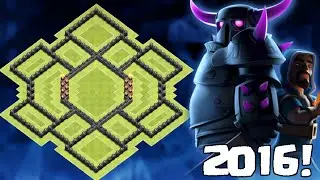 Clash Of Clans | Town Hall 8 Hybrid Base | Th8 Hybrid Base 2016!